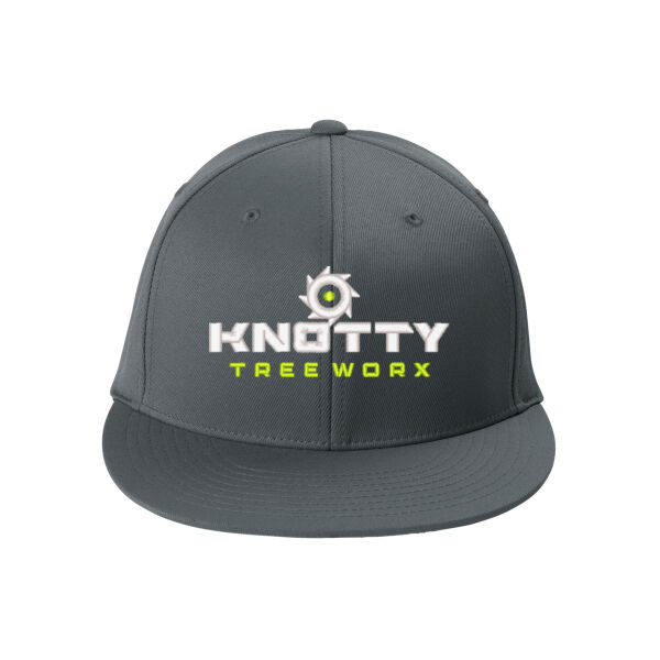 Sport-Tek® Flexfit® Flat Bill Cap - Embroidered Logo Thumbnail