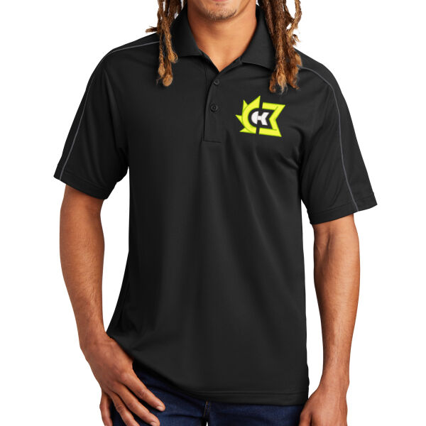 Sport-Tek® Micropique Sport-Wick® Piped Polo - Embroidered Logo Thumbnail